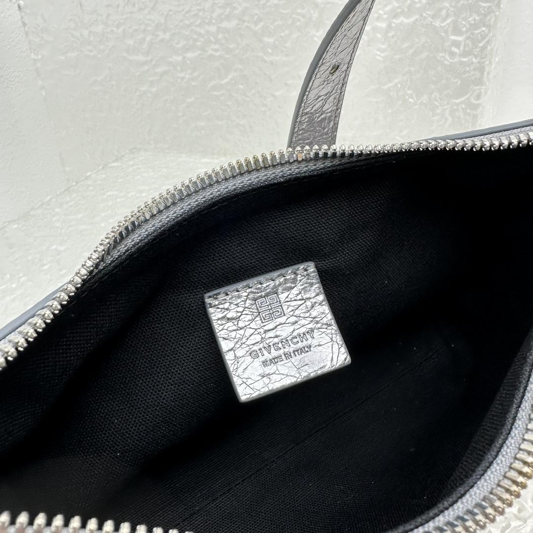 Givenchy Mini Voyou Bag In Laminated Leather (18X24x3.5cm) - DopestKickz