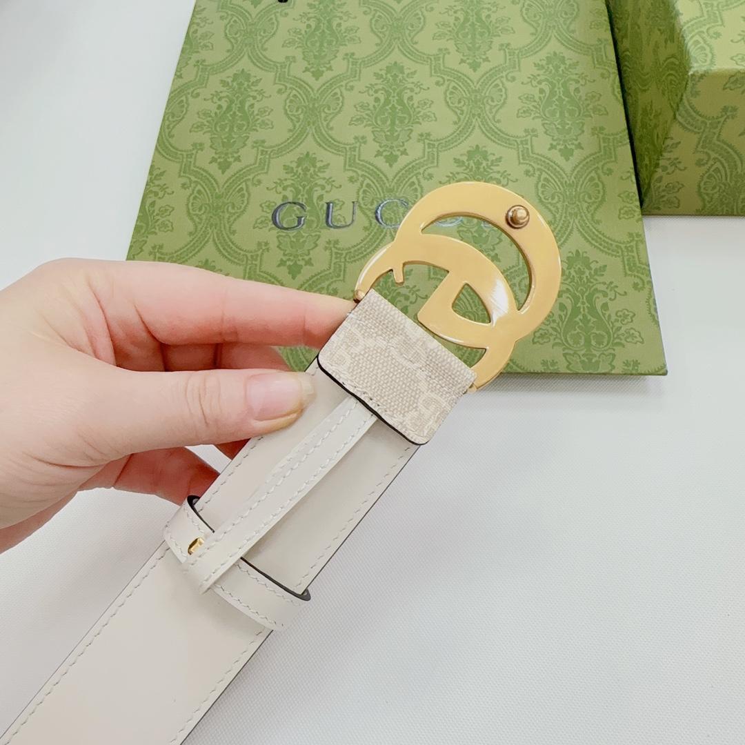Gucci GG Marmont Reversible Wide Belt - DopestKickz