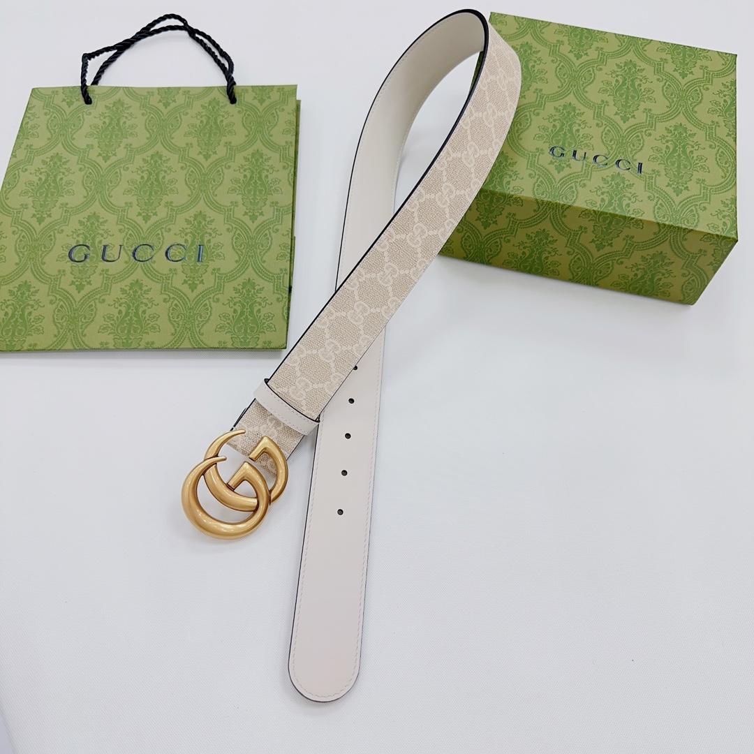 Gucci GG Marmont Reversible Wide Belt - DopestKickz