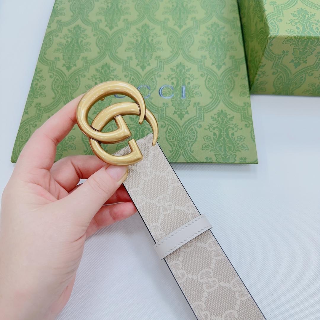 Gucci GG Marmont Reversible Wide Belt - DopestKickz