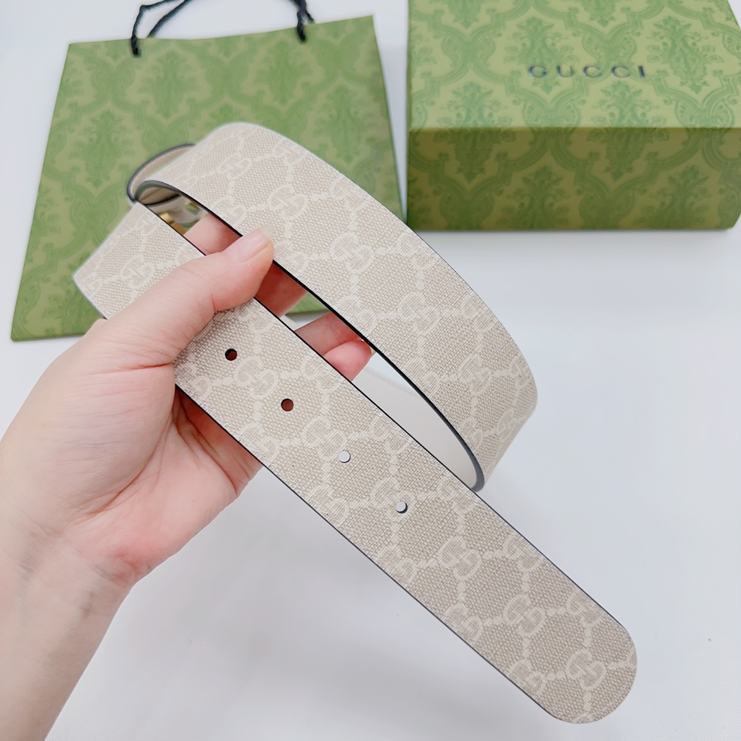 Gucci GG Marmont Reversible Wide Belt - DopestKickz