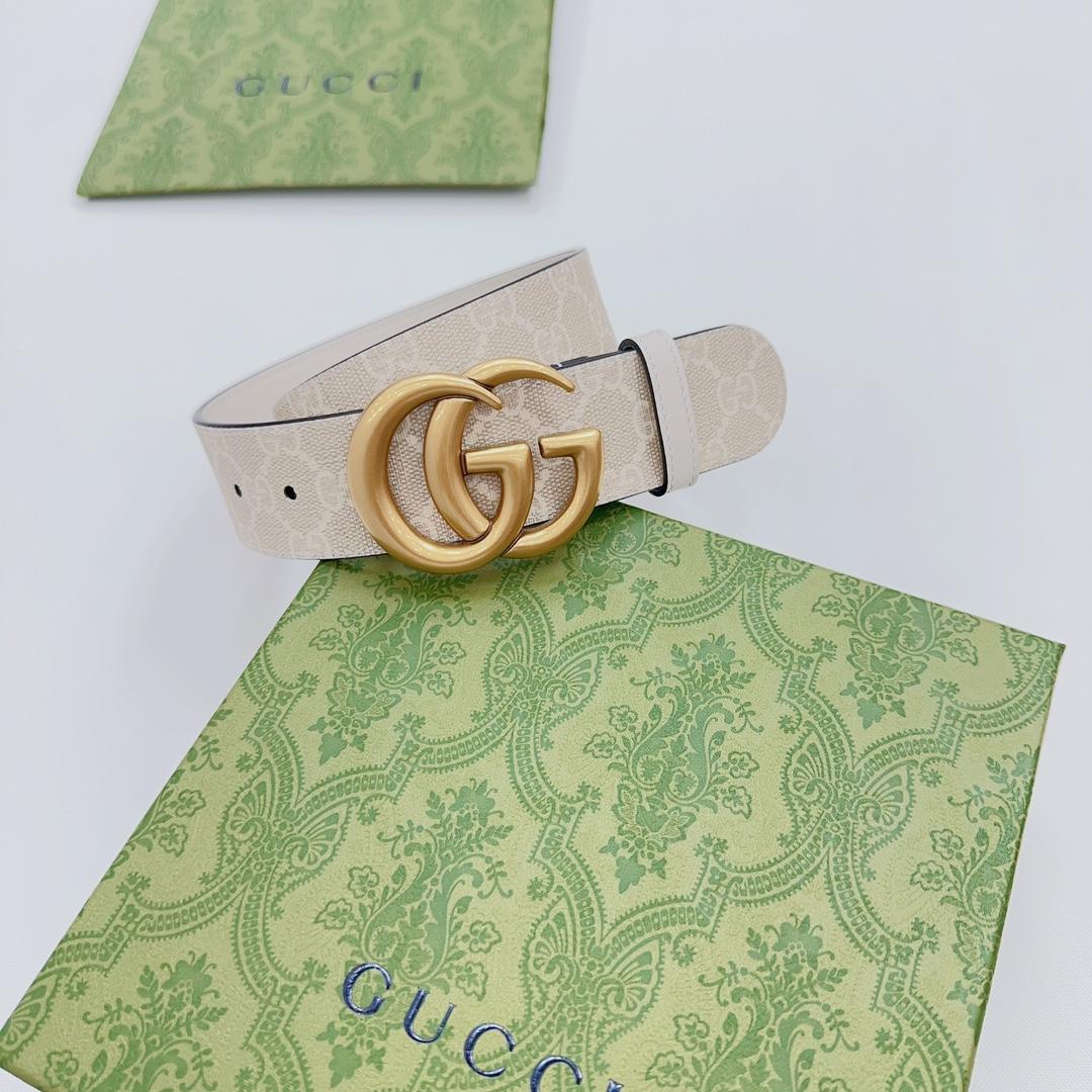 Gucci GG Marmont Reversible Wide Belt - DopestKickz
