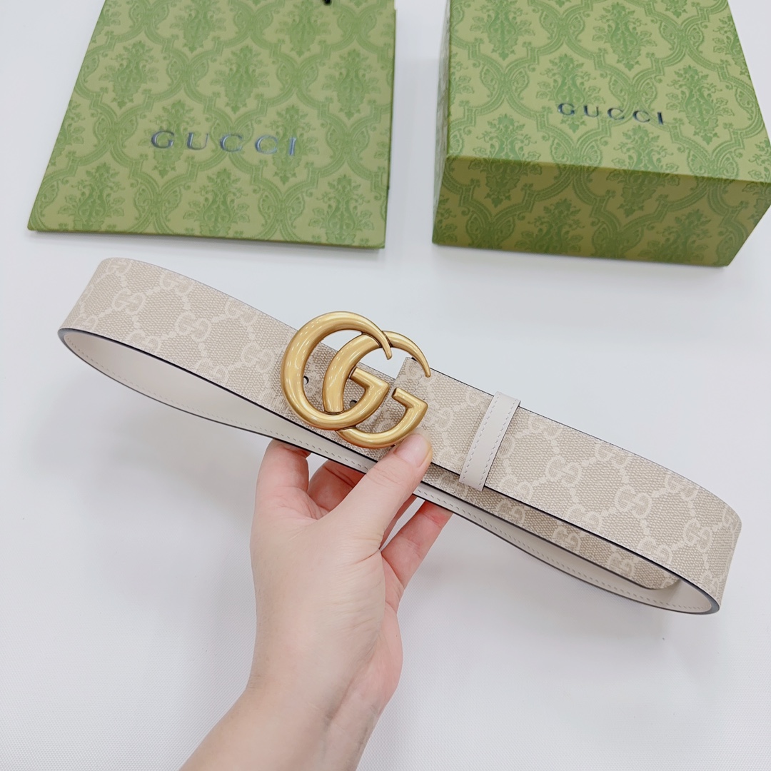 Gucci GG Marmont Reversible Wide Belt - DopestKickz