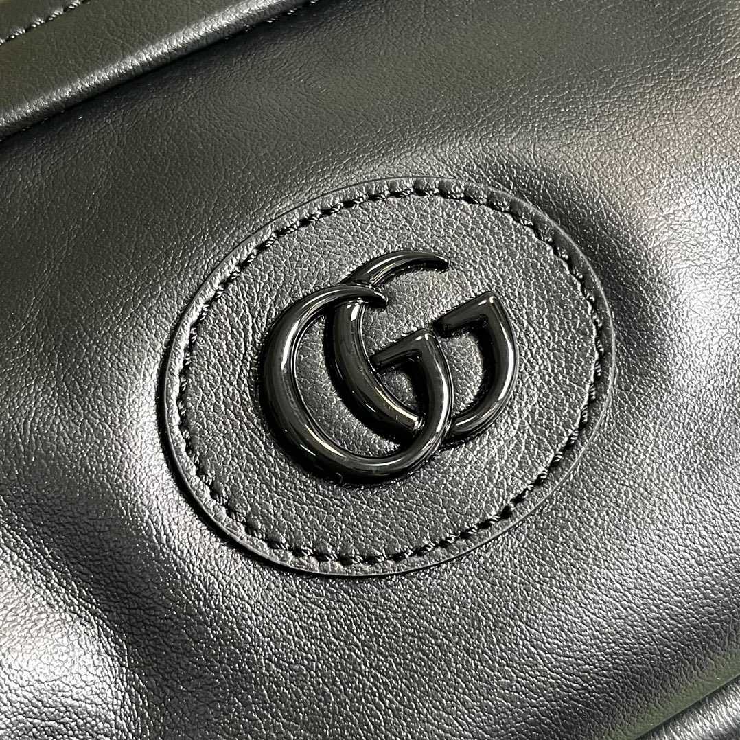 Gucci Shoulder Bag With Tonal Double G(23.5-15.5-8cm) - DopestKickz