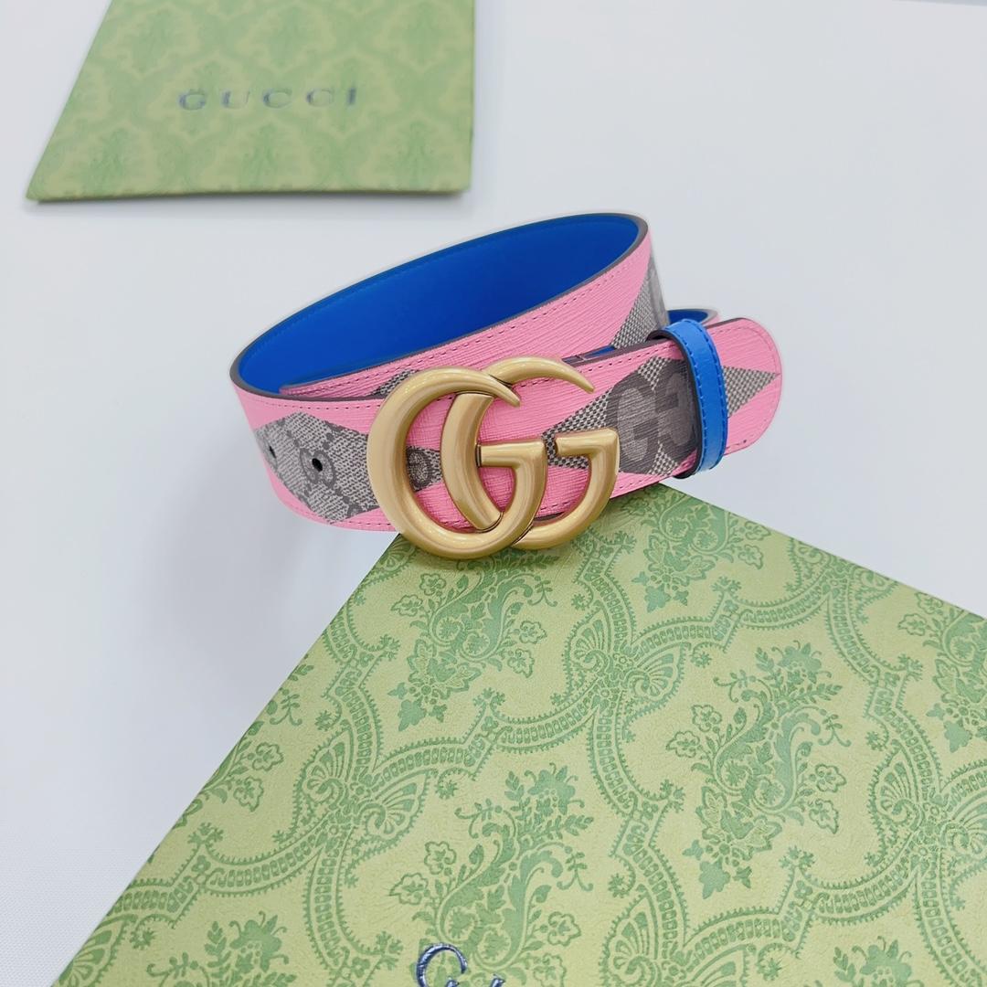 Gucci GG Marmont Wide Belt - DopestKickz