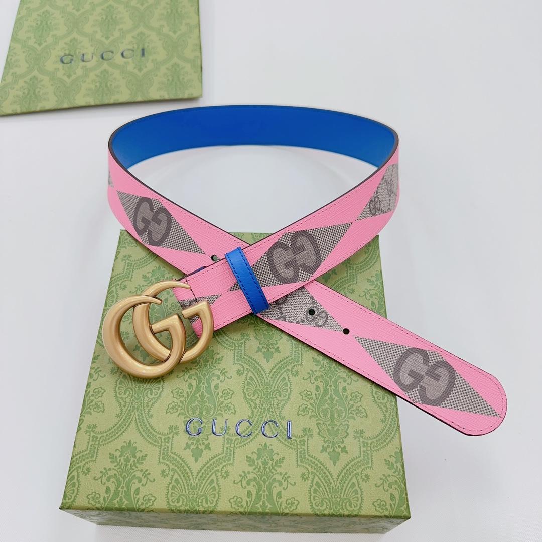 Gucci GG Marmont Wide Belt - DopestKickz
