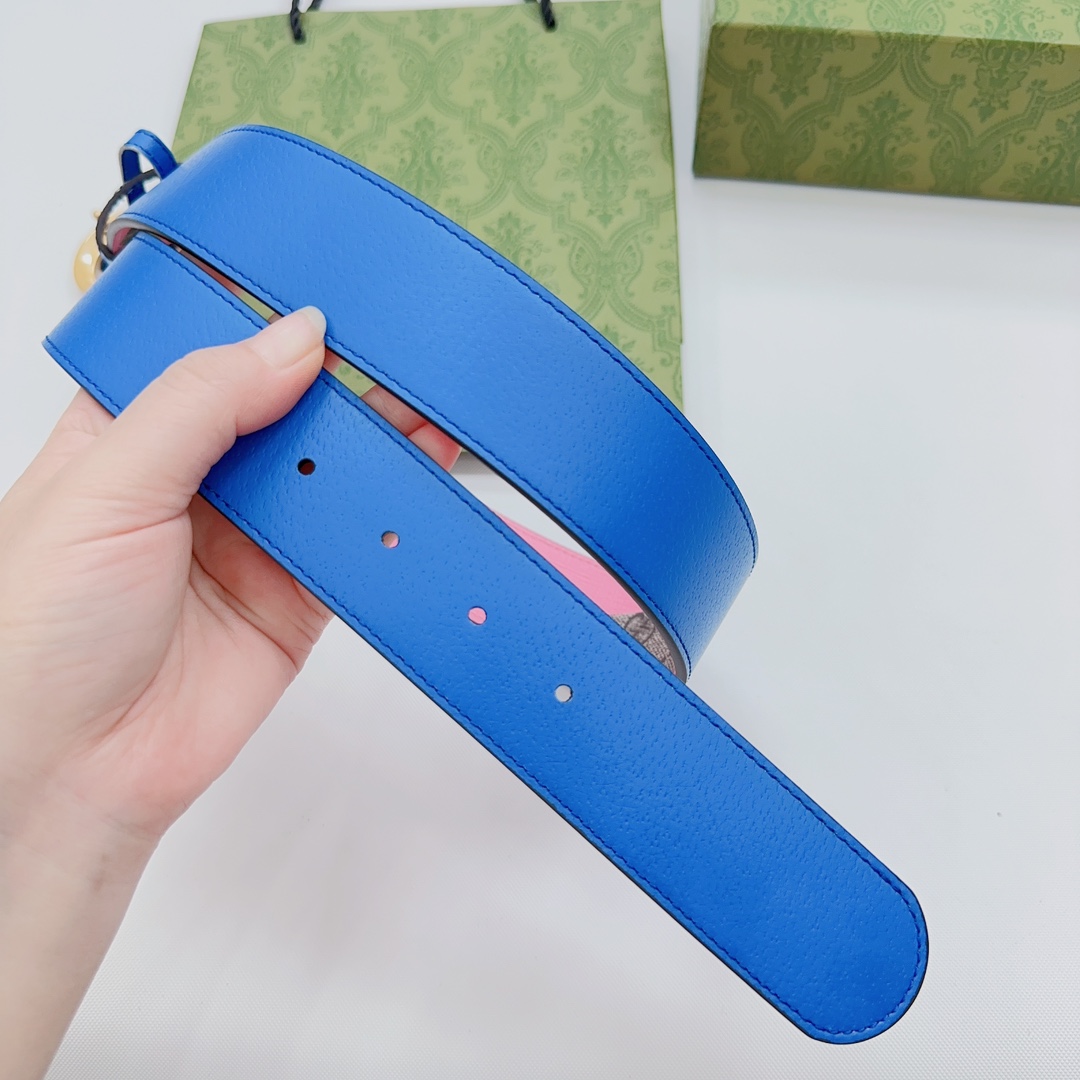 Gucci GG Marmont Wide Belt - DopestKickz