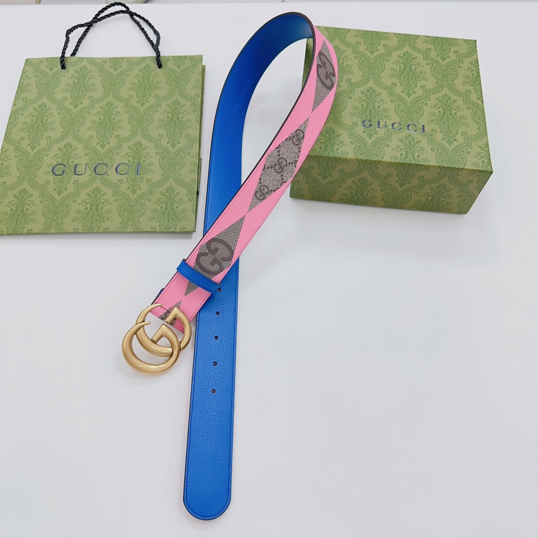 Gucci GG Marmont Wide Belt - DopestKickz