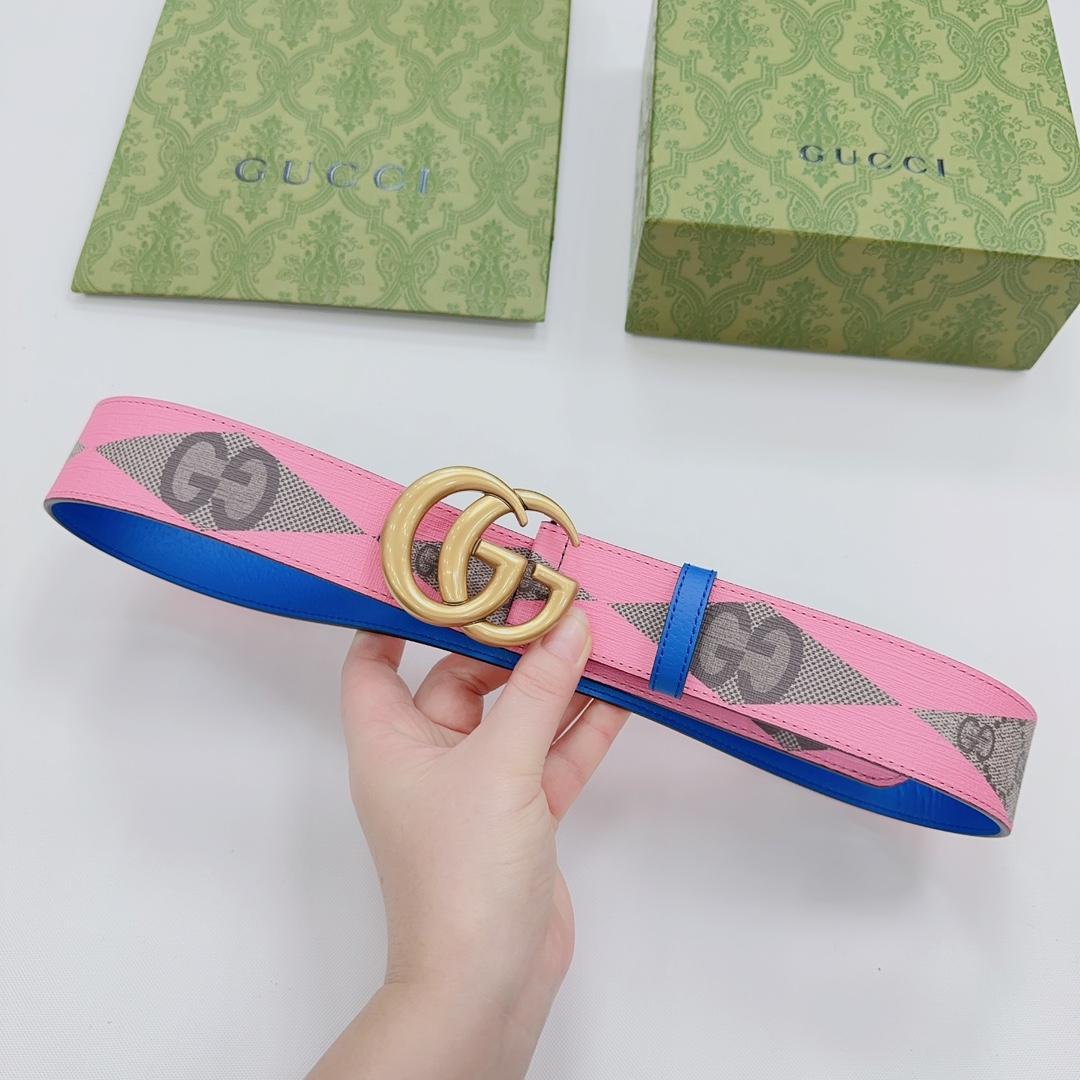 Gucci GG Marmont Wide Belt - DopestKickz