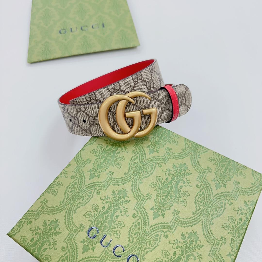 Gucci GG Marmont Reversible Belt - DopestKickz