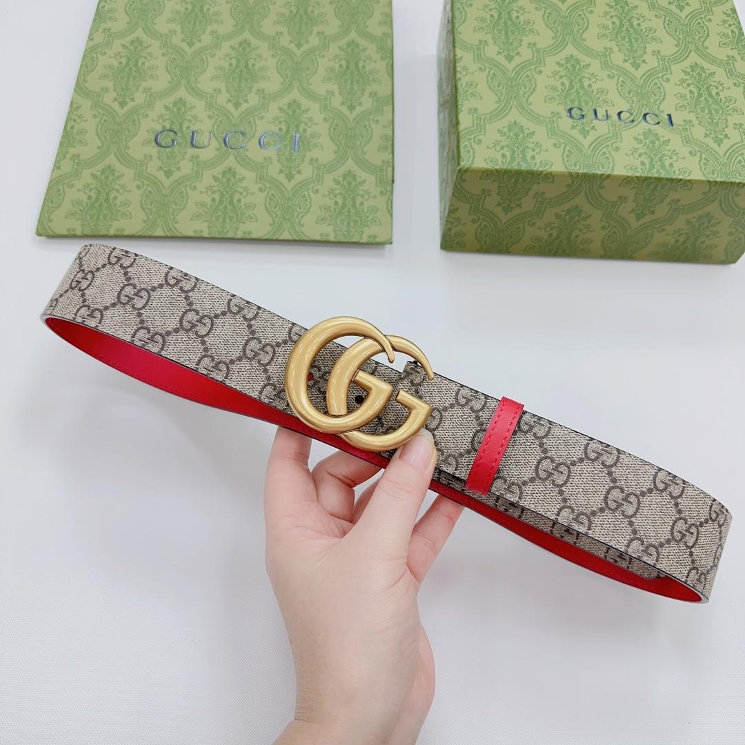 Gucci GG Marmont Reversible Belt - DopestKickz