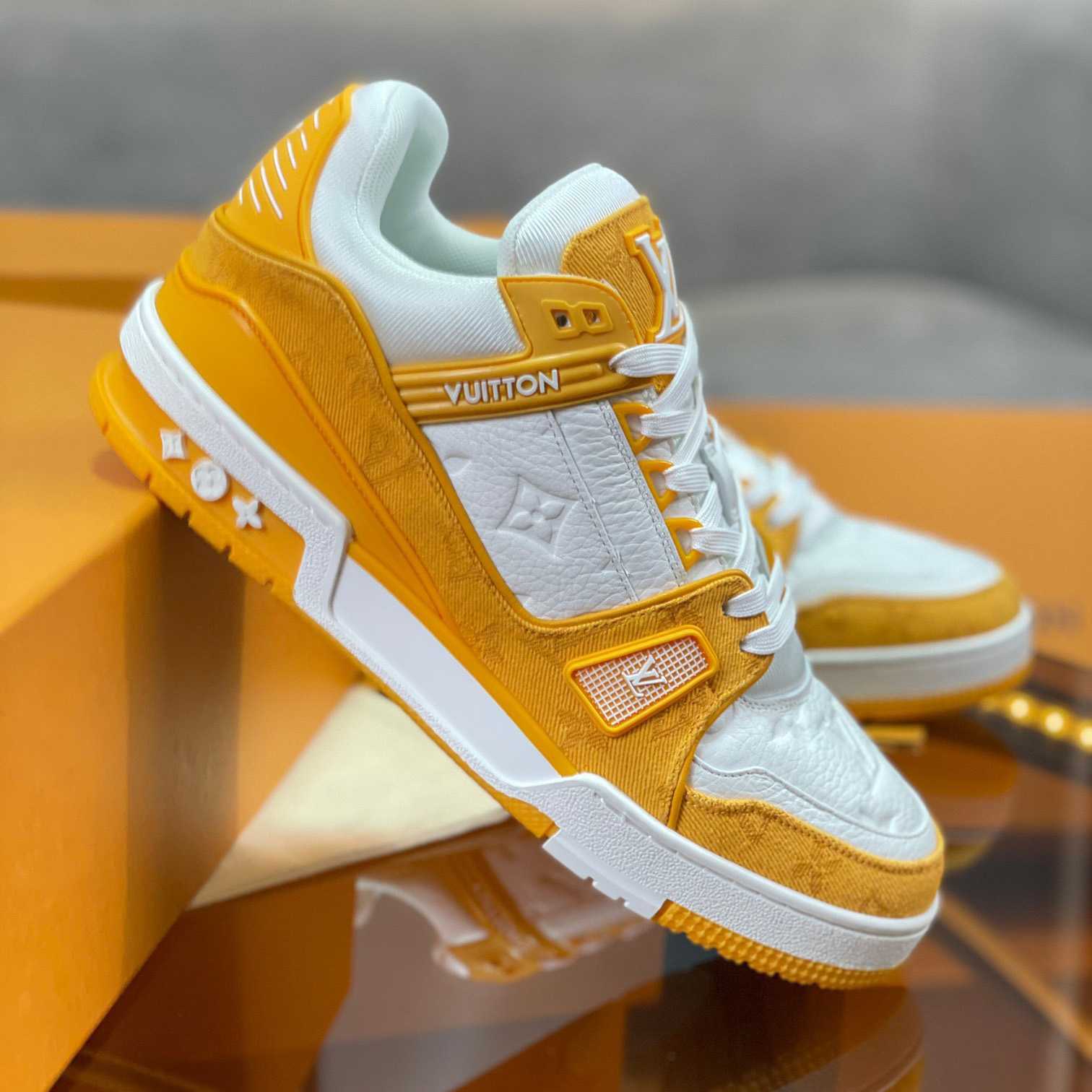 Louis Vuitton Lv Trainer Sneaker (Upon UK Size)  1AARF8 - DopestKickz