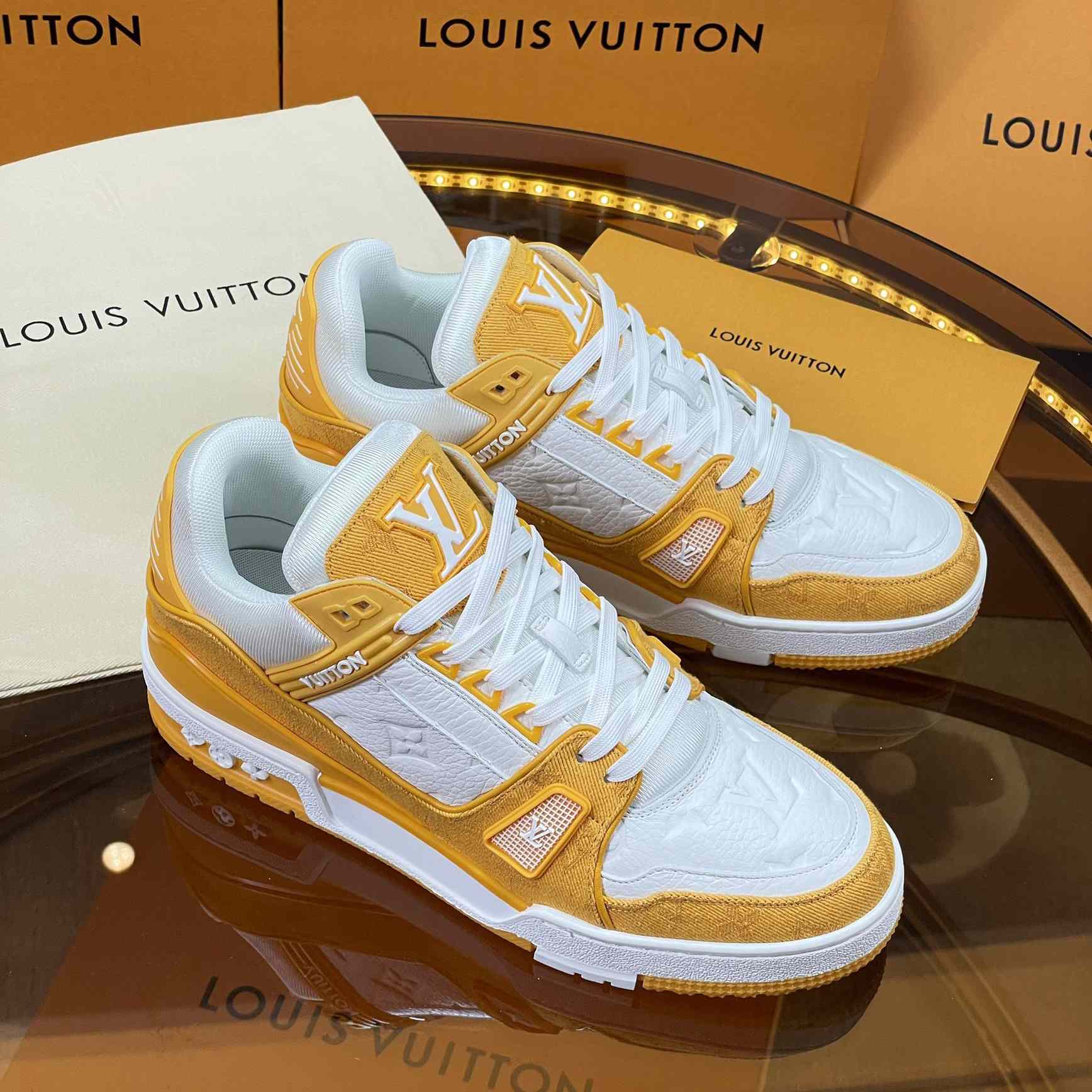 Louis Vuitton Lv Trainer Sneaker (Upon UK Size)  1AARF8 - DopestKickz