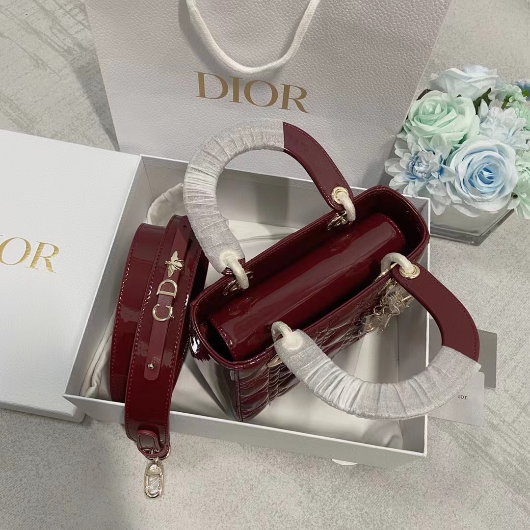 Dior Lady Dior Bag(20-16.5-8cm) - DopestKickz