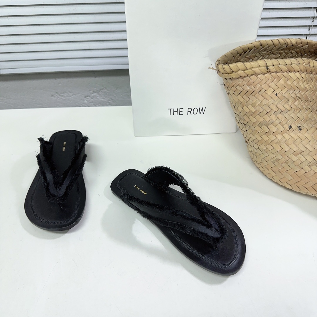 The Row Women's Fray Slingback Thong Sandals - DopestKickz