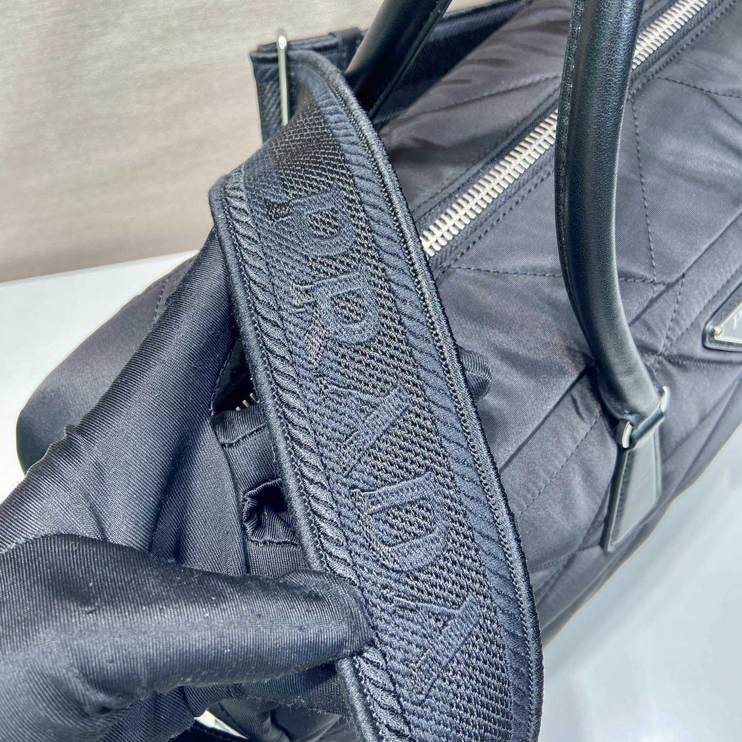 Prada Quilted Re-Nylon Travel Bag - DopestKickz