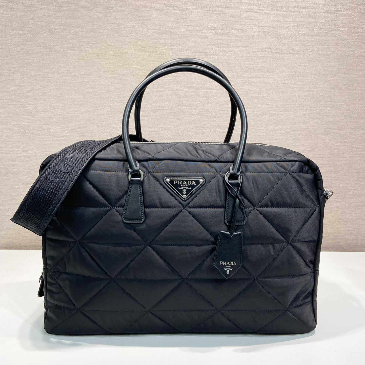 Prada Quilted Re-Nylon Travel Bag - DopestKickz