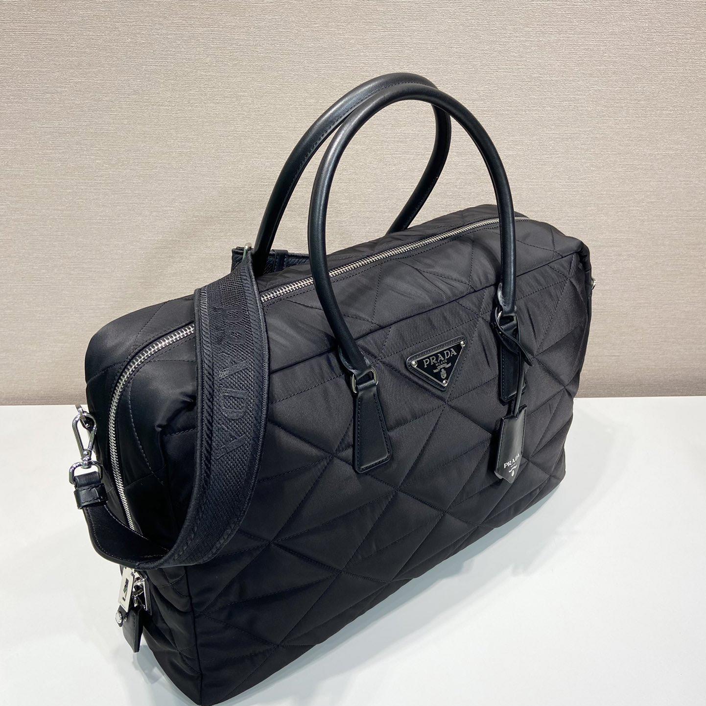 Prada Quilted Re-Nylon Travel Bag - DopestKickz