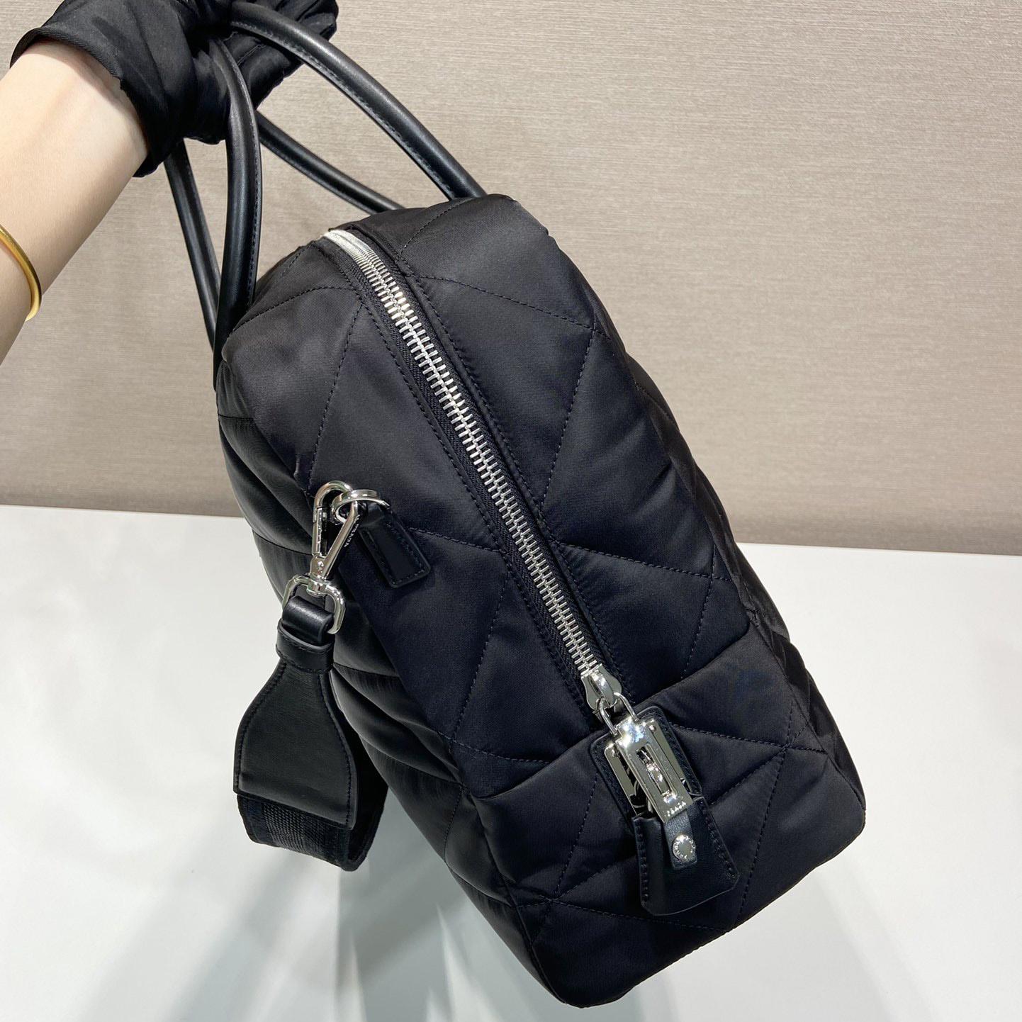 Prada Quilted Re-Nylon Travel Bag - DopestKickz