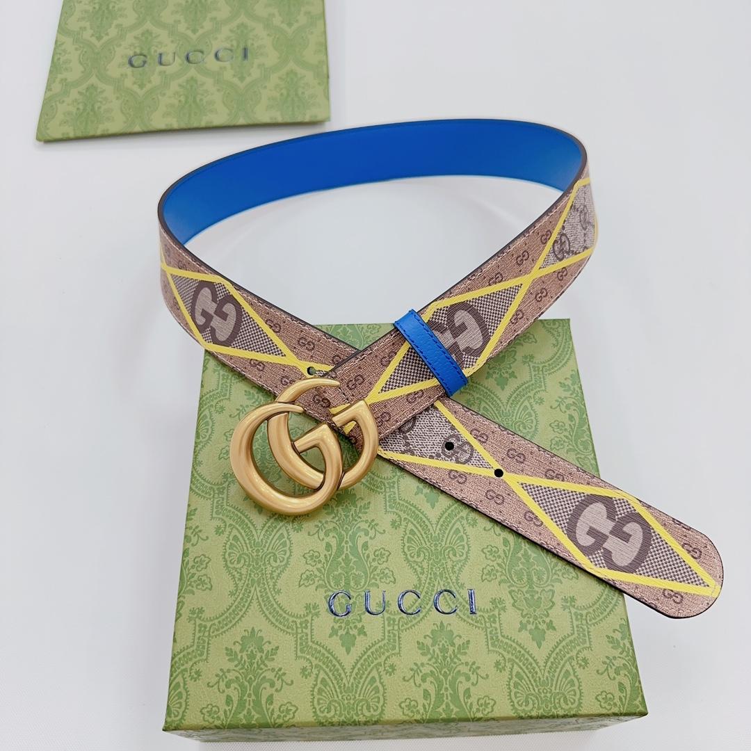 Gucci GG Marmont Wide Belt - DopestKickz