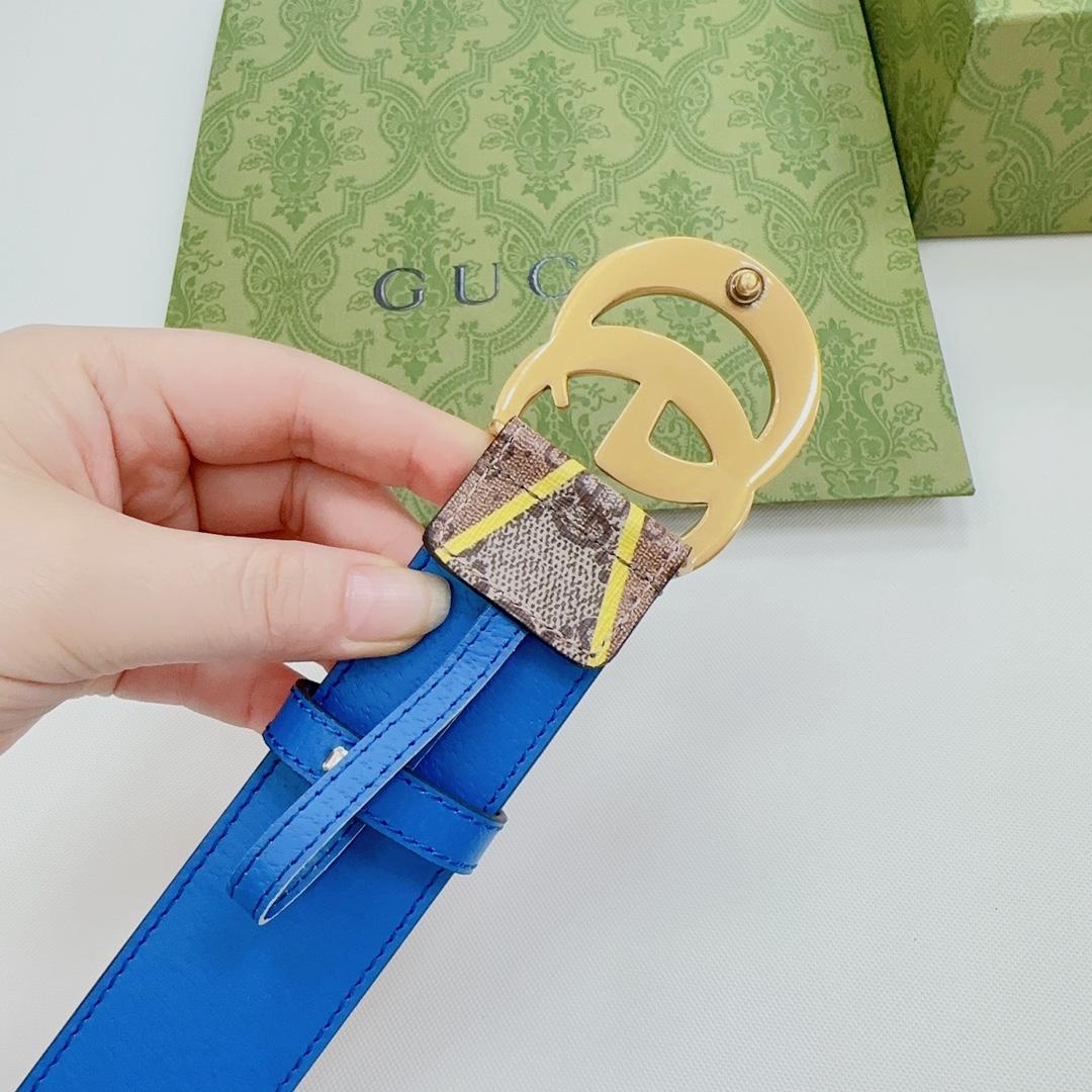 Gucci GG Marmont Wide Belt - DopestKickz