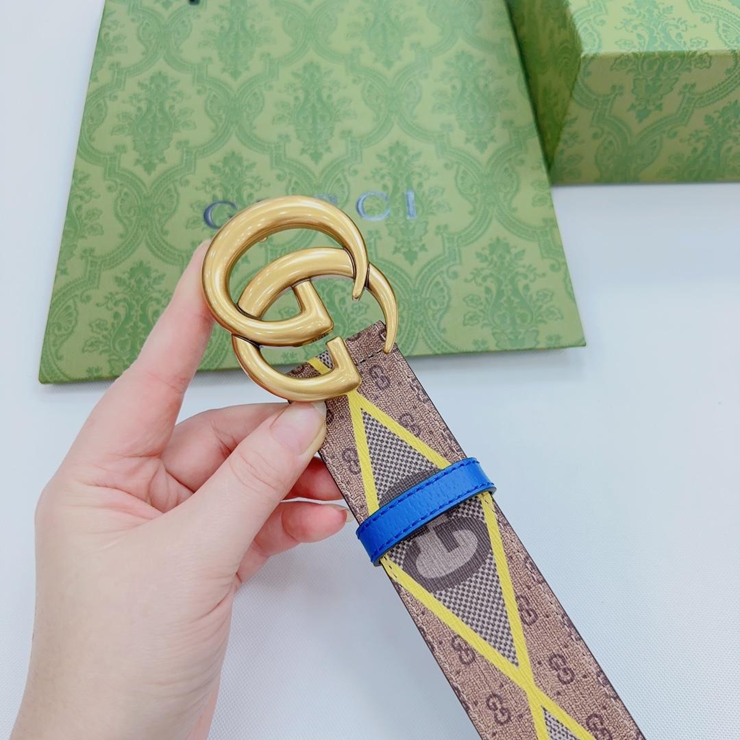 Gucci GG Marmont Wide Belt - DopestKickz