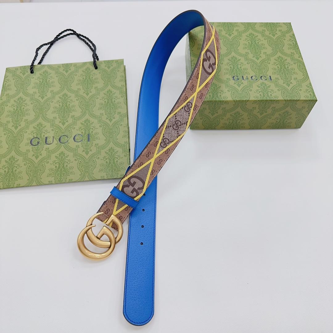 Gucci GG Marmont Wide Belt - DopestKickz