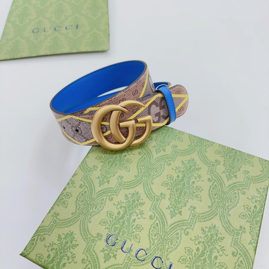 Gucci GG Marmont Wide Belt - DopestKickz