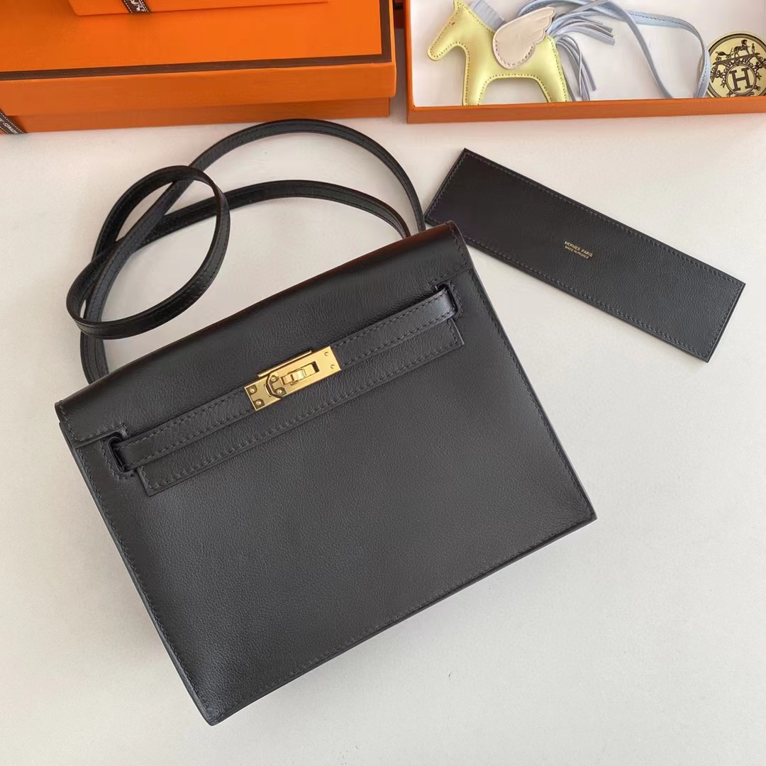 Hermes Kelly Mini Women Handbag(22-17-4cm ) - DopestKickz
