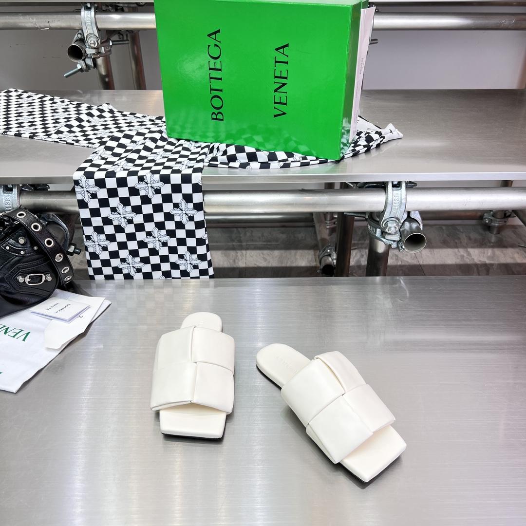 Bottega Veneta Patch Flat Mule - DopestKickz