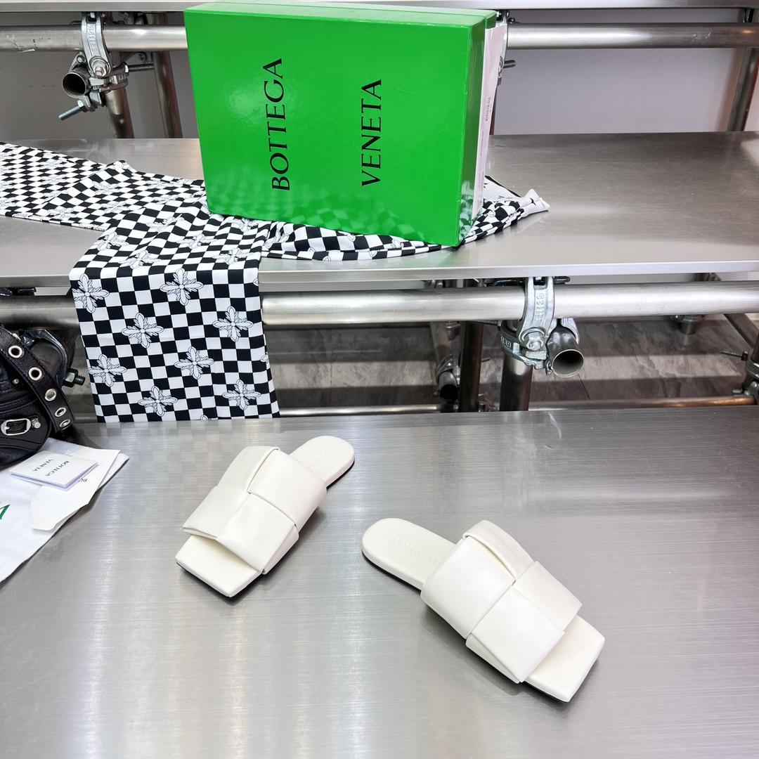 Bottega Veneta Patch Flat Mule - DopestKickz