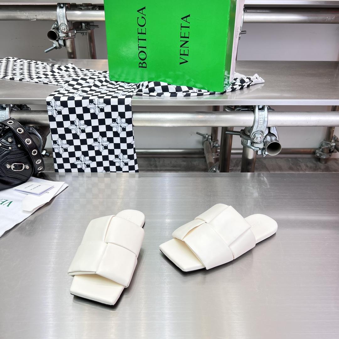 Bottega Veneta Patch Flat Mule - DopestKickz