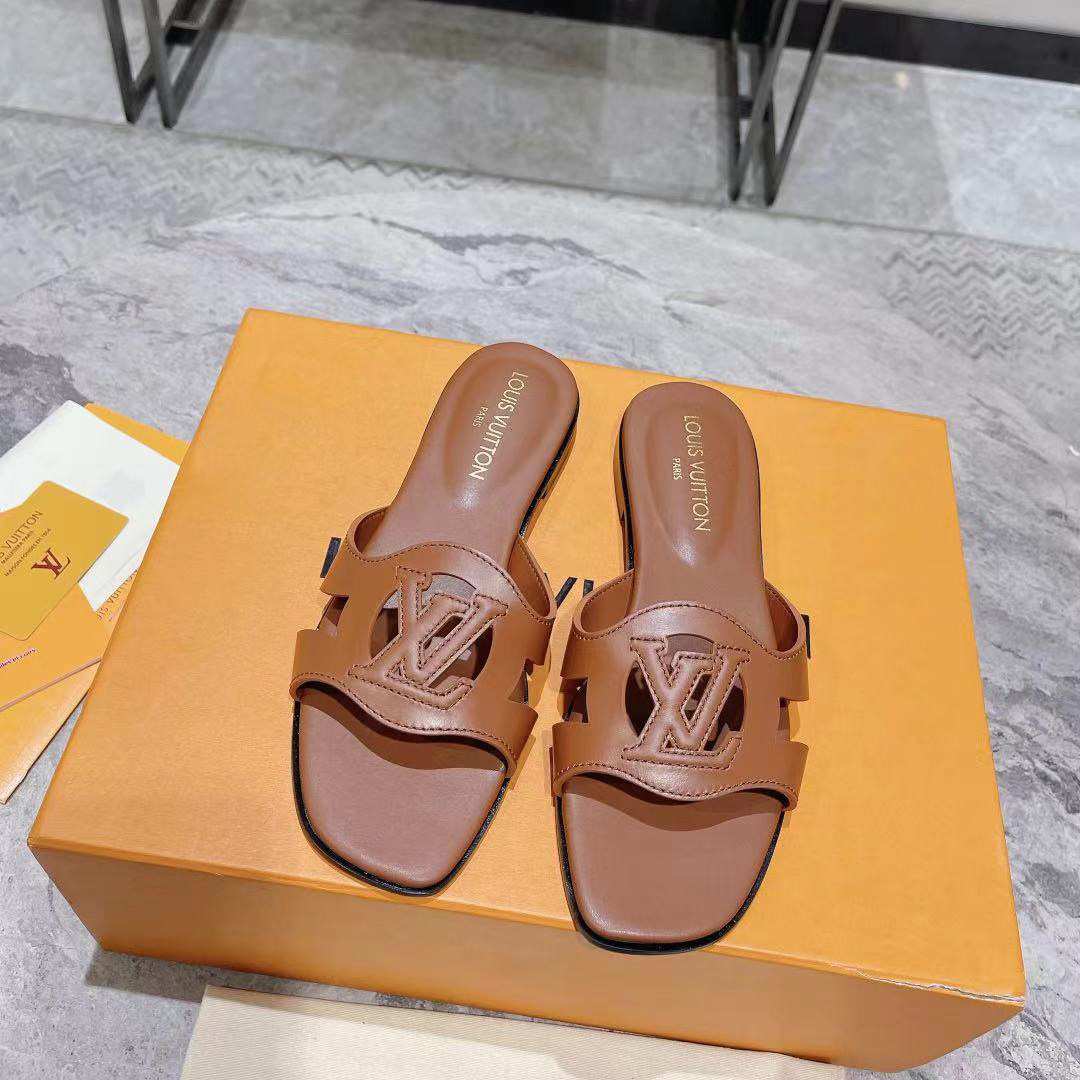 Louis Vuitton LV Isola Flat Mule   1ABP22 - DopestKickz