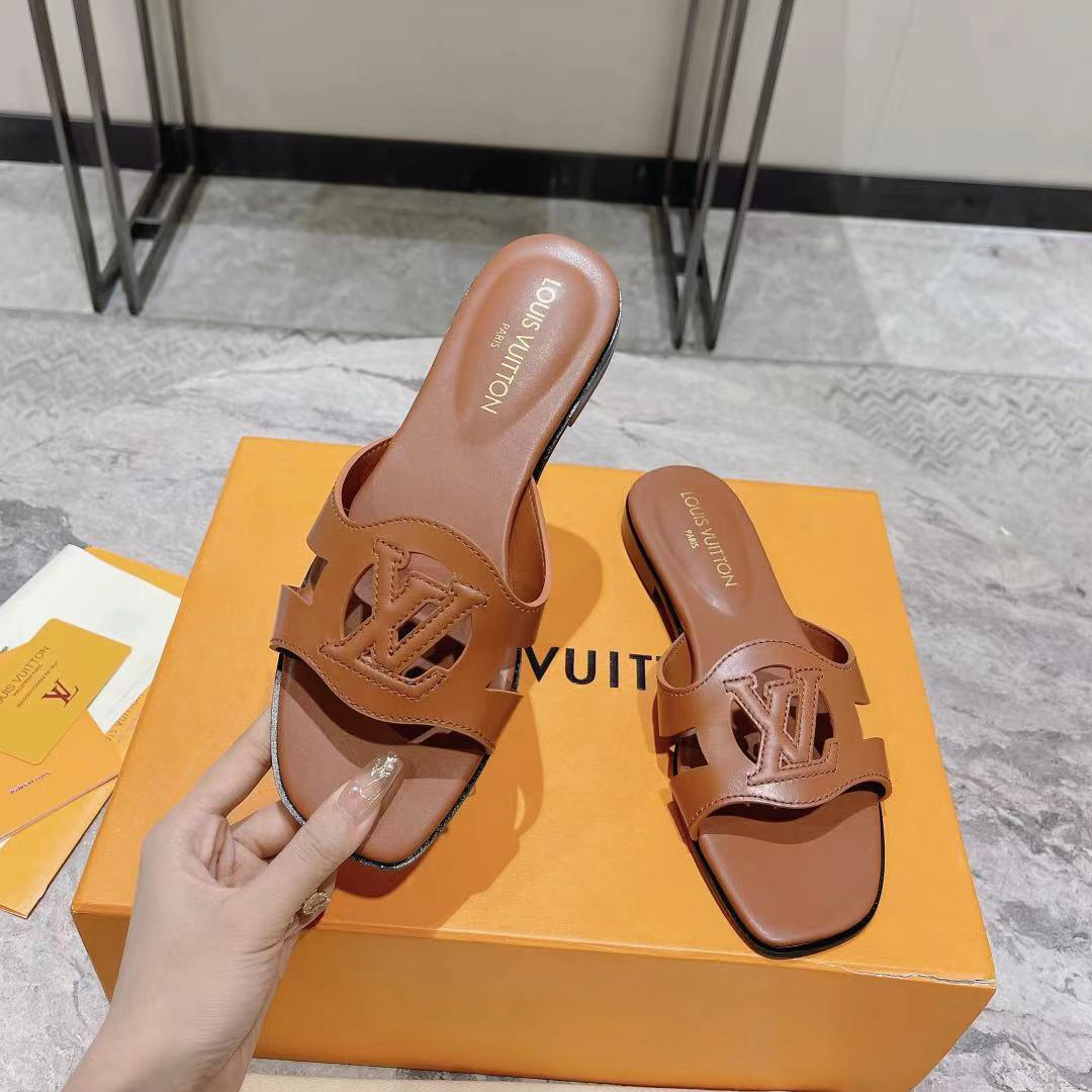 Louis Vuitton LV Isola Flat Mule   1ABP22 - DopestKickz