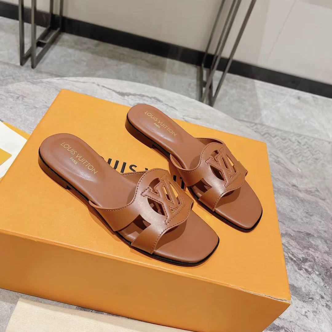Louis Vuitton LV Isola Flat Mule   1ABP22 - DopestKickz