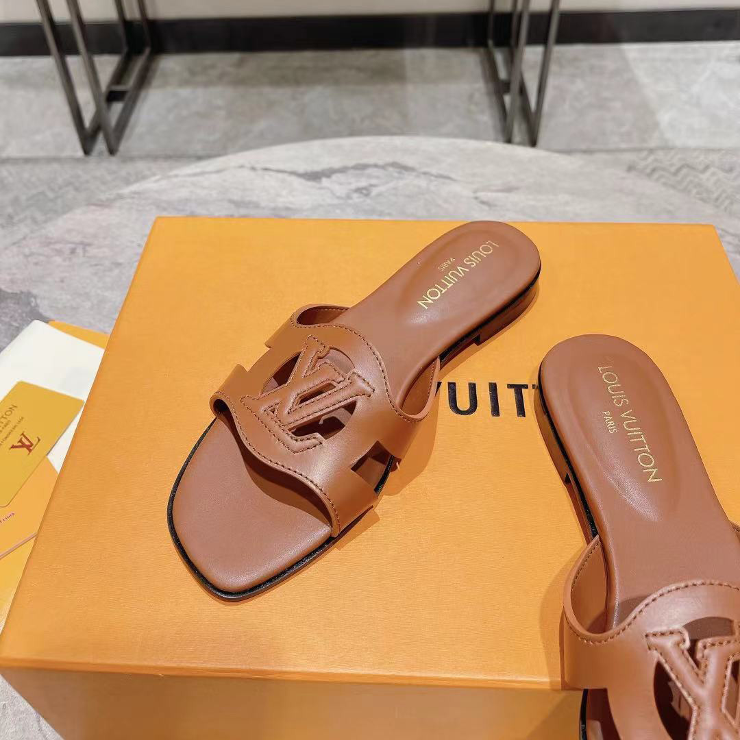 Louis Vuitton LV Isola Flat Mule   1ABP22 - DopestKickz