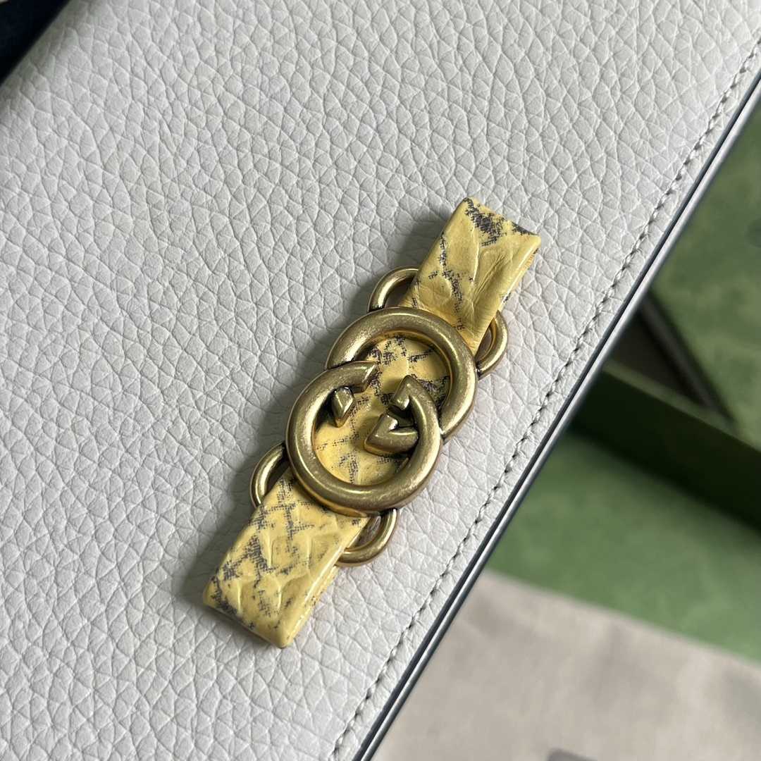 Gucci Chain Wallet With Interlocking G Python Bow(19-10-4cm) - DopestKickz