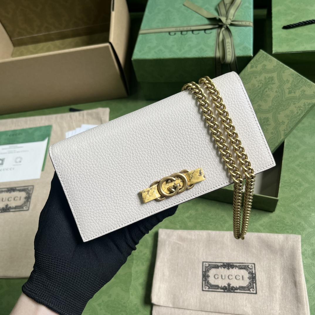 Gucci Chain Wallet With Interlocking G Python Bow(19-10-4cm) - DopestKickz