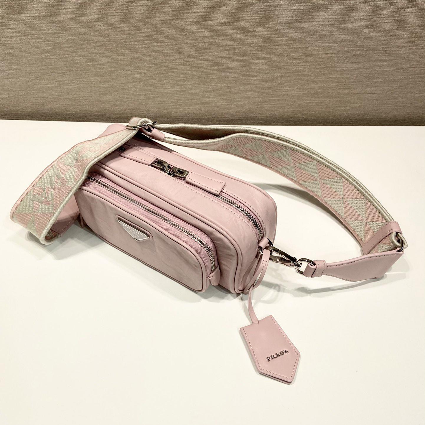 Prada Nappa Antique Leather Multi-pocket Shoulder Bag - DopestKickz