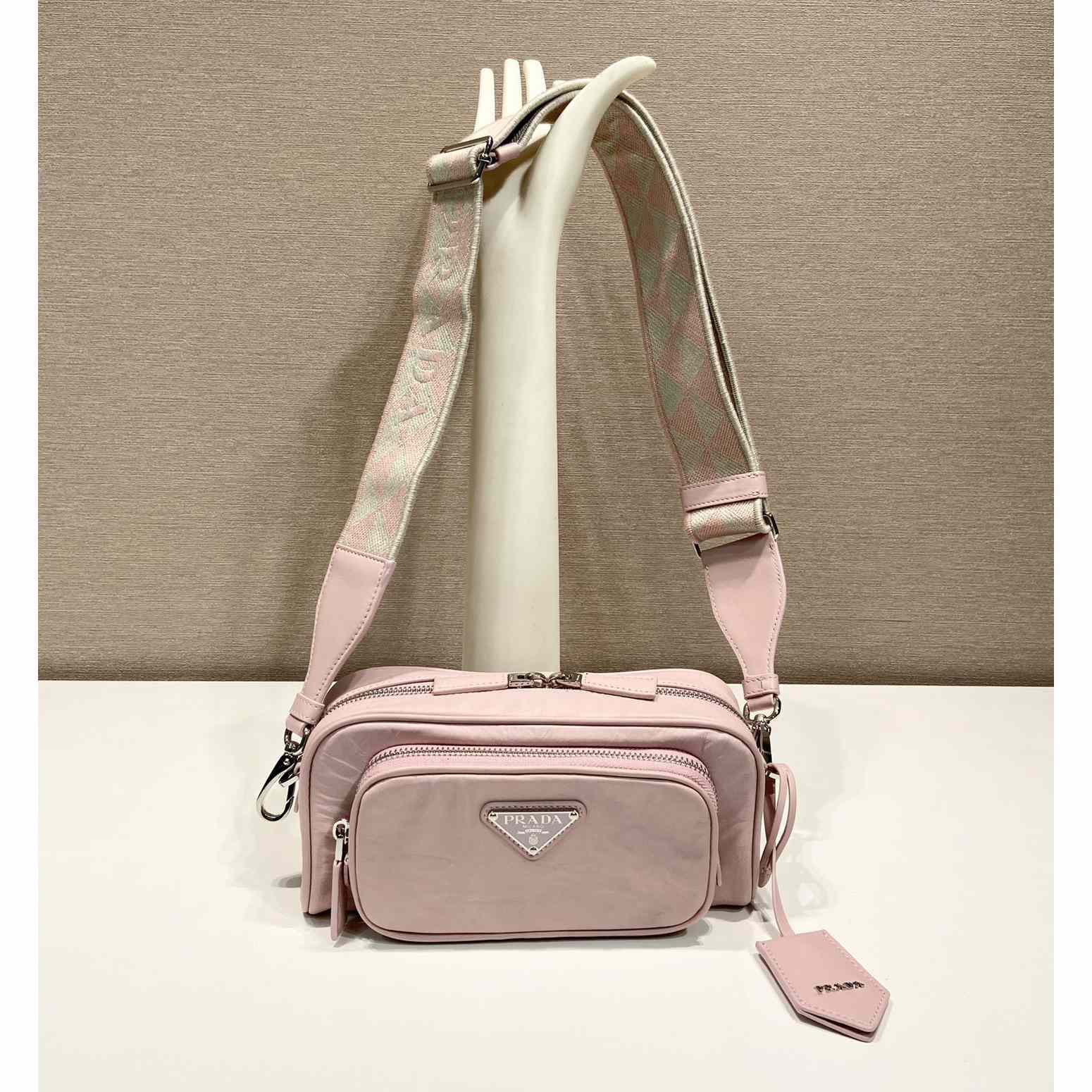 Prada Nappa Antique Leather Multi-pocket Shoulder Bag - DopestKickz