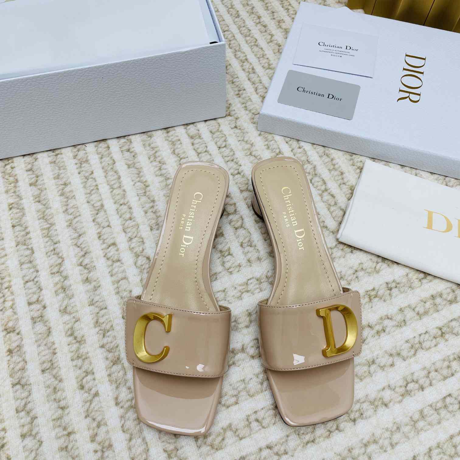 Dior C'est Dior Heeled Slide - DopestKickz