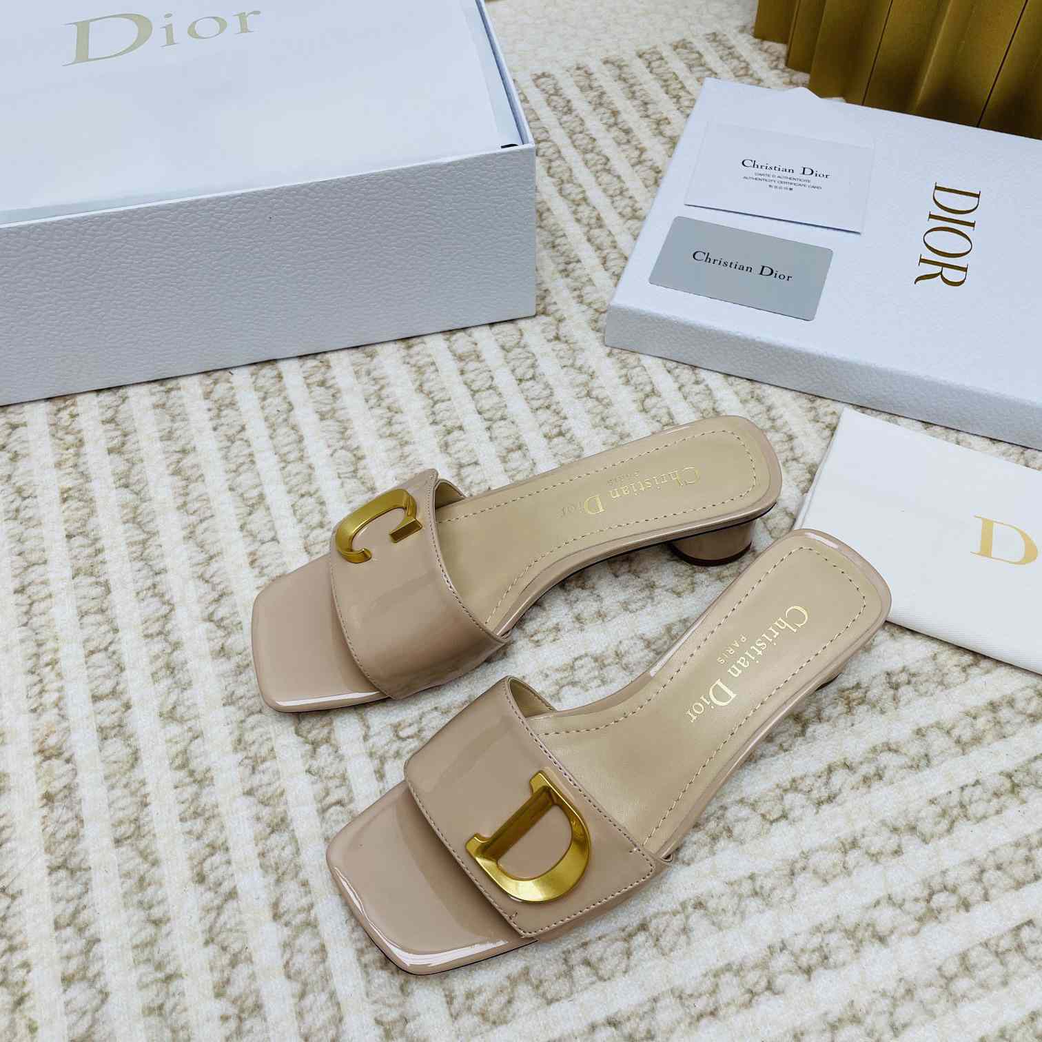 Dior C'est Dior Heeled Slide - DopestKickz