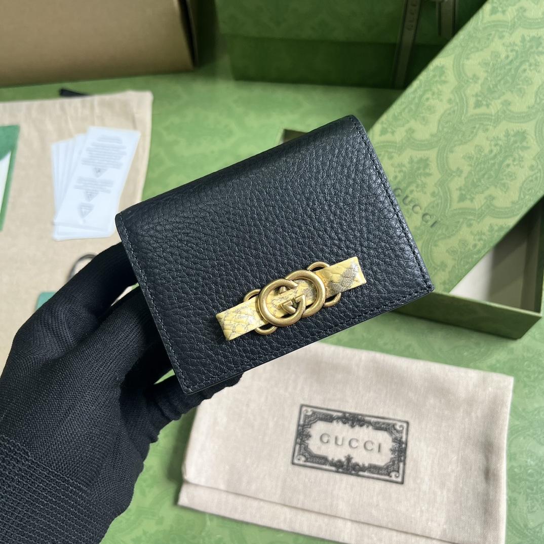 Gucci Wallet With Interlocking G Python Bow - DopestKickz
