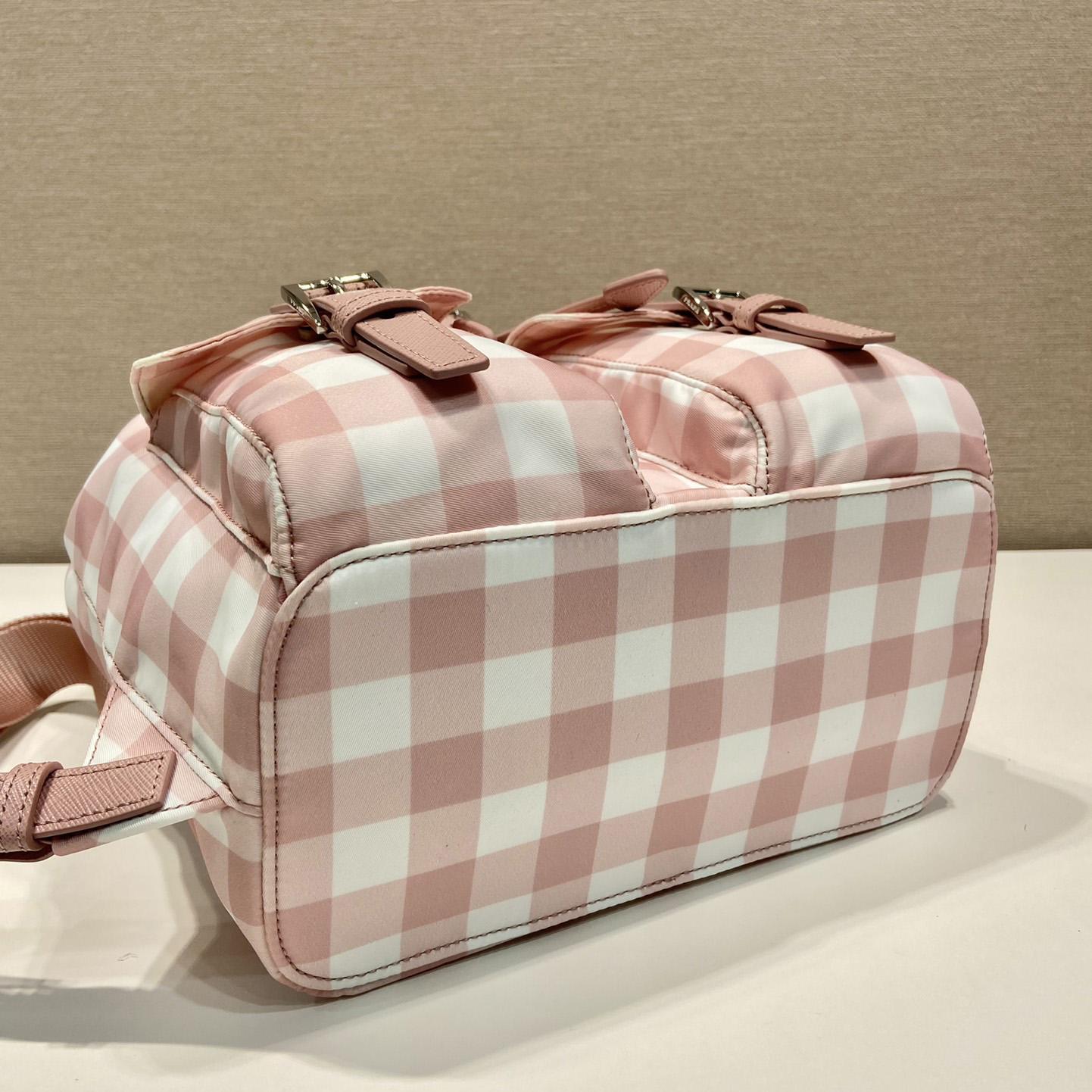 Prada Small Printed Re-Nylon Backpack - DopestKickz