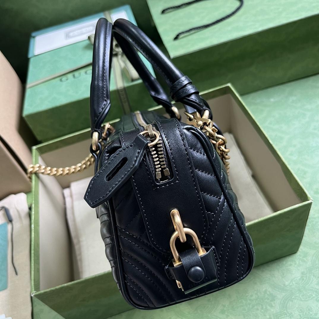 Gucci GG Marmont Small Top Handle Bag(27-13.5-10cm) - DopestKickz
