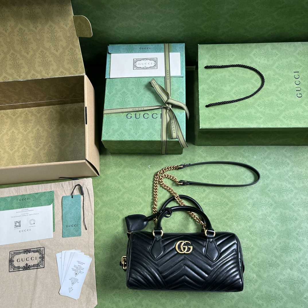 Gucci GG Marmont Small Top Handle Bag(27-13.5-10cm) - DopestKickz