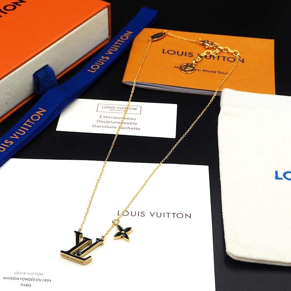 Louis Vuitton LV Iconic Enamel Necklace     - DopestKickz