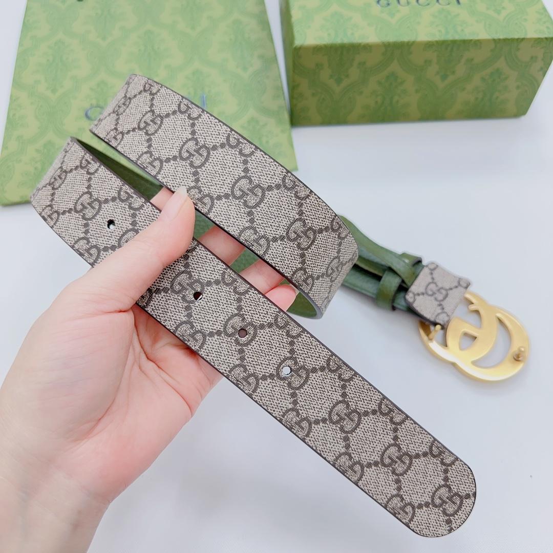 Gucci GG Marmont Reversible Belt - DopestKickz