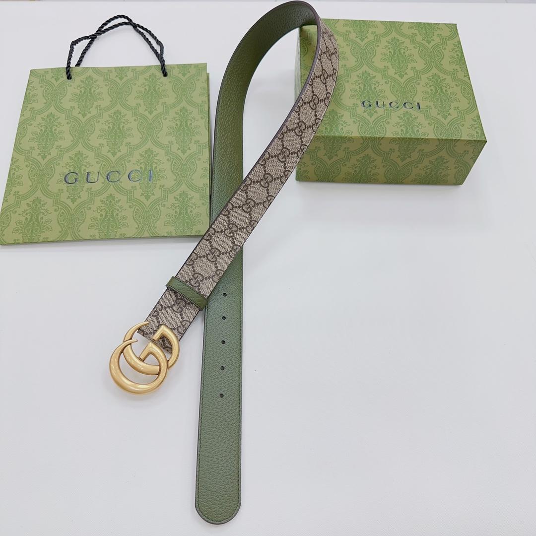 Gucci GG Marmont Reversible Belt - DopestKickz