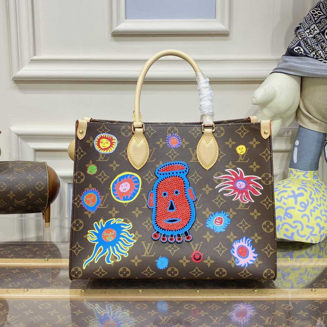 Louis Vuitton LV x YK OnTheGo MM(35 x 27 x 14cm)  M46429 - DopestKickz
